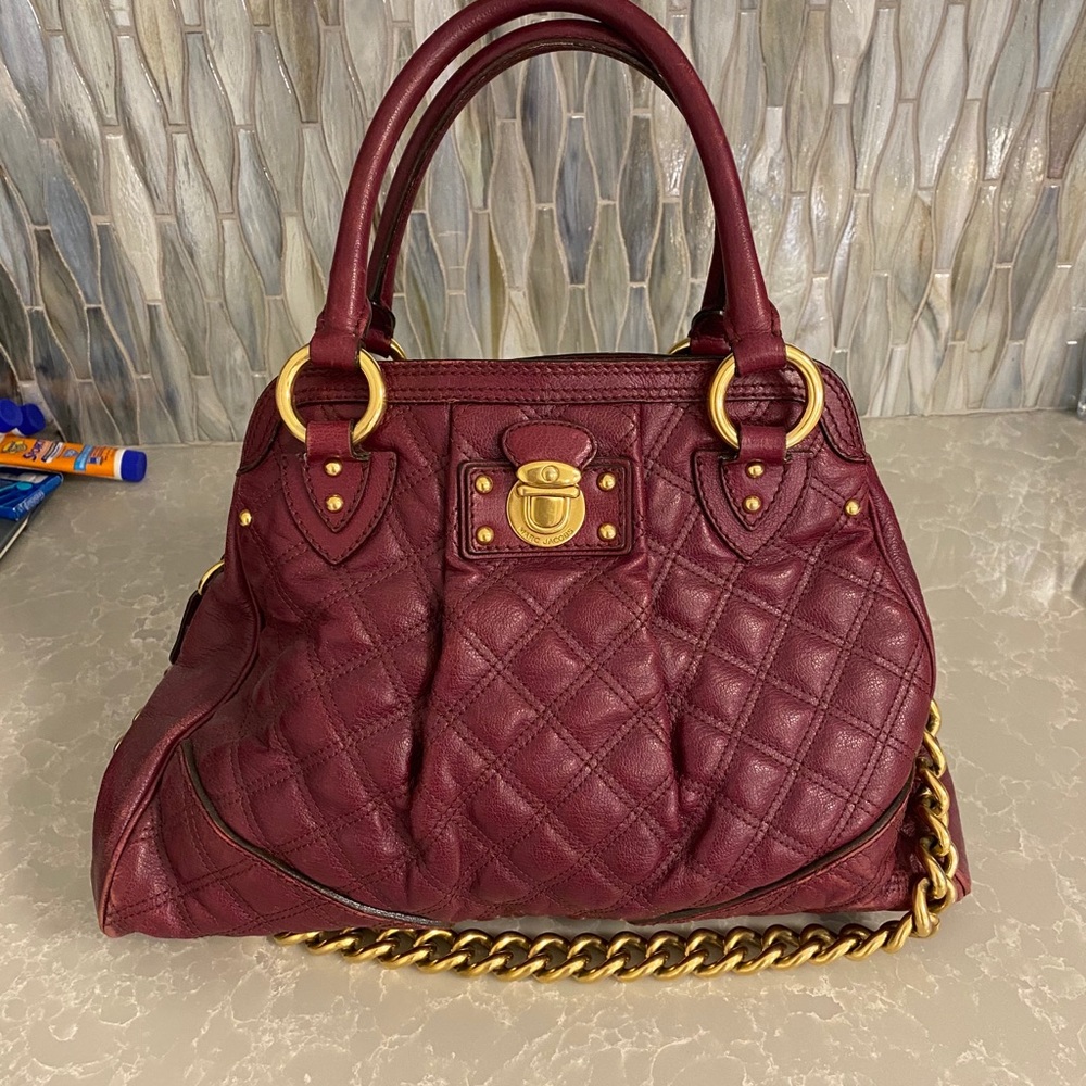 Marc Jacobs leather quilted bag